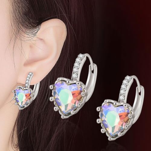 Pendientes de diamantes de imitación de moda para mujer 3