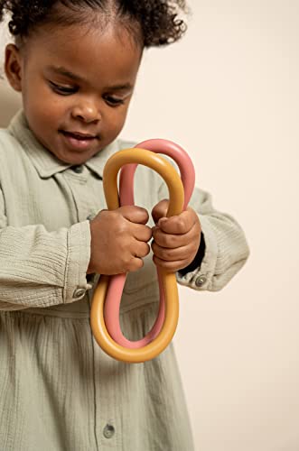 Anneaux d'activité de lancer en PVC jeu de coordination œil-main 3 ans