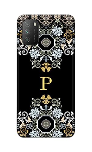 Image of Printed Hard Back Cover Case for Mi Poco M3 Back Cover (Alphabet P) -1803