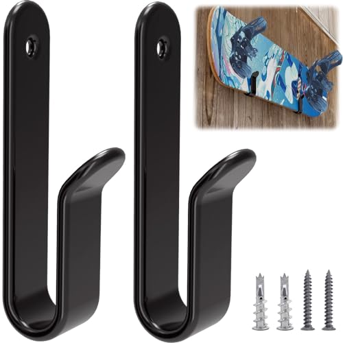HHUXIUE Horizontal Snowboard Wall Mount Clips Snowboard Wall Rack Snowboard Mount Storage Snowboard Display Wall Mount for Room, Garage?1 Set?