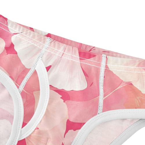 KLL Hand Painted Ginkgo Leaves Little Boys Cotton Briefs Cute Undies4