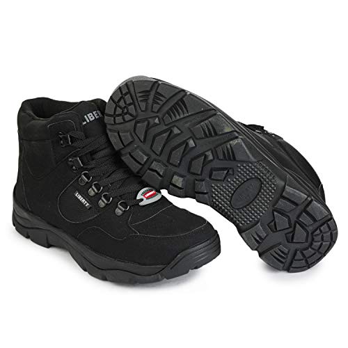 Liberty EVEREST4 Mens Lightweight Industrial Safety Shoes(11, BLACK