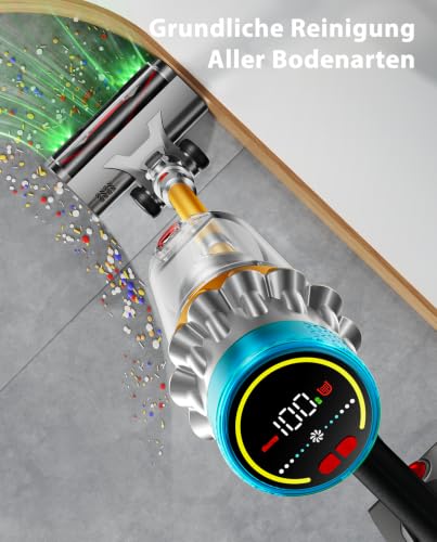 JRFYHFT Akku Staubsauger Kabellos 55KPA/650W/70Min mit Leistungsstarker ﻿ – Ansicht 6