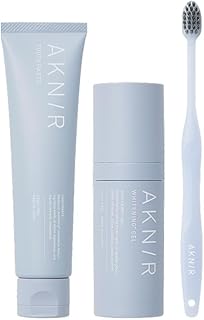 アクニー ホワイトニングセット(デンタルペースト/トゥースブラシ/スペシャルカラージェル)