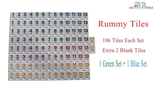 Mesa automática de Rummy USA MJ con 106 fichas miniatura 4