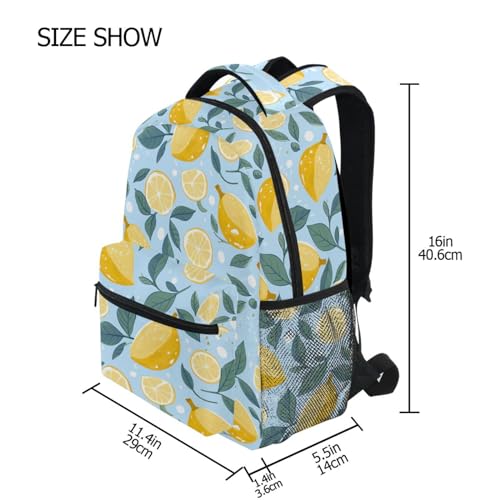 Toddler Kids Lemon Backpack for Boys Girls School Book Bags Backpack Elementary Bookbag 202b31934