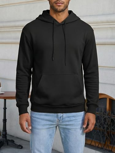 Sweat à capuche pour homme en coton uni Runcati - 4
