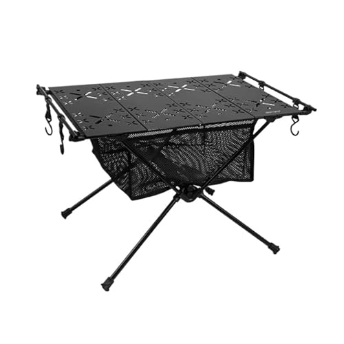 Table en aluminium pliante de camping IGT noire haut de gamme - 3