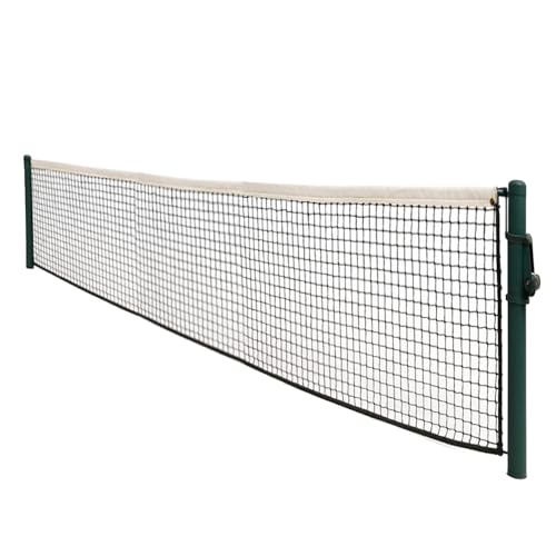 DIAMANTE Red de Tenis Profesional   Redes Deportivas para Deportes y Exterior   Red de Bádminton y Entrenamiento   12,80 x 1,07 m con Cable de Acero y Tratamiento UV