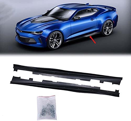 Amazon.com: IKON MOTORSPORTS, Side Skirts Compatible with 2016-2024 ...