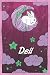 Produktbild Dell: personalized notebook | sleeping bunny on the moon with stars | softcover | 120 pages | blank | useful as notebook, dream diary, scrapbook, journal or gift idea