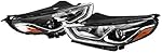 AutoModed Aftermarket Halogen Headlamps Headlights Assembly Replaces 92101C2500 92102C2500 HY2502217 HY2503217 Compatible with 2018 2019 Sonata | Driver Passenger Side 2pcs | By AutoModed