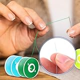 GLARKS 36pcs Prewound Bobbins Sewing Thread Kit, 36 Colors Prewound Bobbin Thread with case, Bobbins and Sewing Threads,Sewing Machine Bobbin Threads for Embroidery Thread and Sewing Machine - Image 6