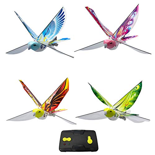 Mukikim Ebird Orange Phoenix - Flying Rc Bird Drone Toy For Kids. Indoor / Outdoor Remote Control Bionic Flapping Wings Bird Helicopter. Usb Recharging. #TOP5