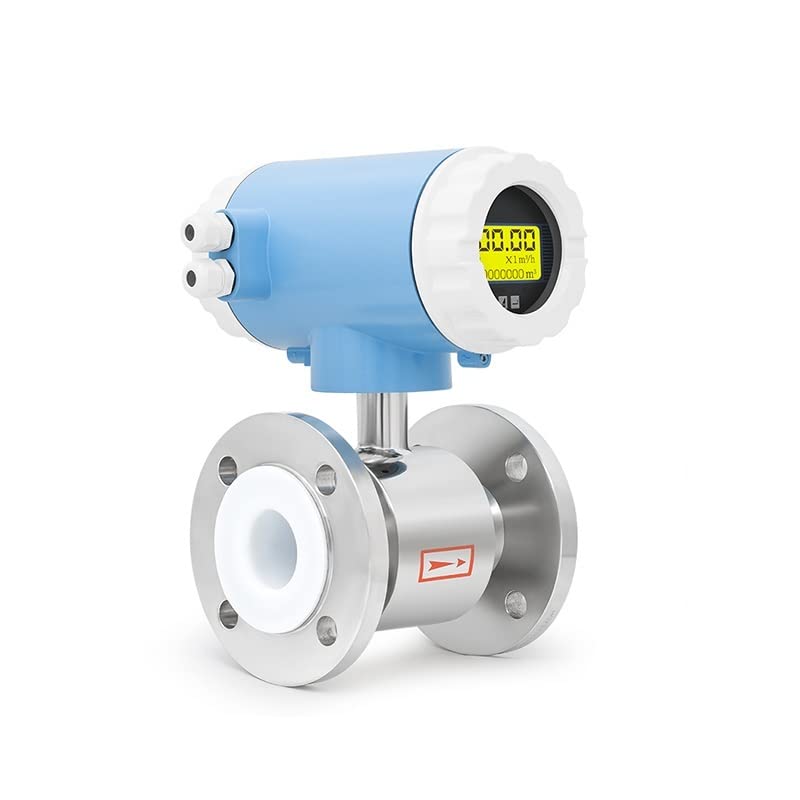 Genérico Medidor de Flujo Digital Industrial Sensor de Enlace de Brida de Alta precisión Medidor de Flujo electromagnético de tubería estándar (Color : DN-50)