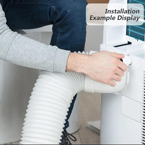 Mangueira de ar condicionado portátil de 5,12 polegadas de diâmetro AC mangueira de escape anti-horá