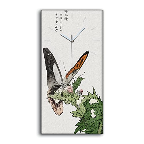 Horloge Silencieuse Sans Tic-Tac pour Chambre Horloge sur Toile Moderne 30x60cm