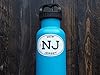 New Jersey Stickers, White Oval NJ Bumper Sticker | Jersey Shore Laptop Decals | South Jersey Decal, North Jersey Stickers for Hydroflask #1