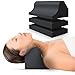 Cervical Traction Orthotic Chiropractic Neck Alignment Device for Spinal Curve Tension Stretching Forward Head Posture Pain Relief and Physical Therapy (Black)