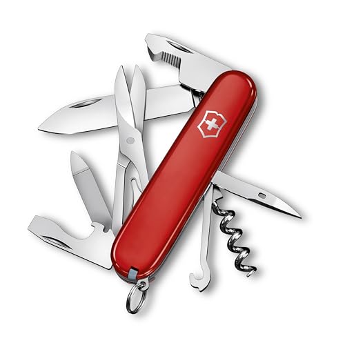 VICTORINOX(ビクトリノックス) マルチツール コンパニオン ナイフ アウトドア キャンプ 防災 サバイバル 十徳 16機能を搭載 スイス製 小型 誕生日 プレゼント ギフト レッド 赤 【国内正規品】 1.3909