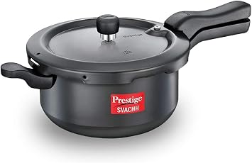 Prestige Svachh Hard Anodised Senior Deep Pan Pressure Cooker 5 Liter