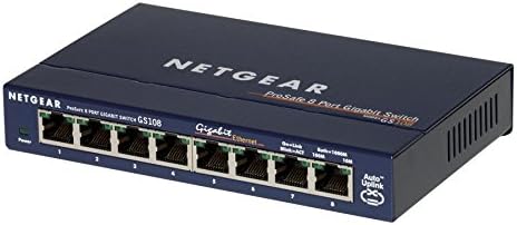 Netgear Gs108 Prosafe 8 Port Gigabit Switch Retail Boxed