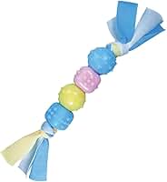 JAMBO PET Brinquedo Mordedor Baby Rope Mix 2 Material Borracha Atóxico Resistente Duradouro Colorido Em Tons Pastel Tamanho Único Para Cães Filhotes