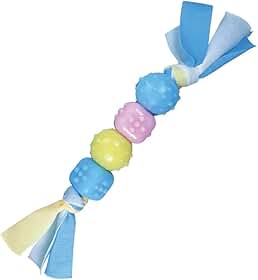 JAMBO PET Brinquedo Mordedor Baby Rope Mix 2 Material Borracha Atóxico Resistente Duradouro Colorido Em Tons Pastel Tamanho Único Para Cães Filhotes