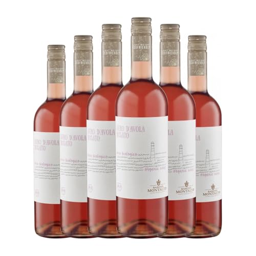 Barone Montalto Rosato Nero d'Avola 75 cl Rosé-Wein (Karton mit 6 Flaschen von...