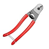 Drahtseilschneider, 200 mm Chrom Vanadium Stahl Bowdenzugschneider Professionelle Schnitt für Drahtseil Edelstahl