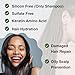 Moist Diane Anti Dandruff Shampoo for Oily Hair, Dry Itchy Scalp Shampoo for Women & Men with Keratin, Tea Tree& Rosemary, Paraben Free Anti Itch SHAMPOO from Japan 15.2 Fl Oz FRESH & HYDRATE 3 Count