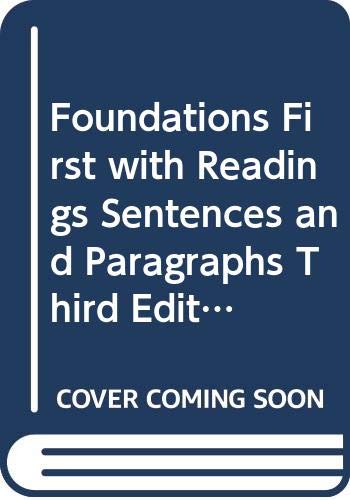 Foundations First with Readings, Sentences and ... 0312459963 Book Cover