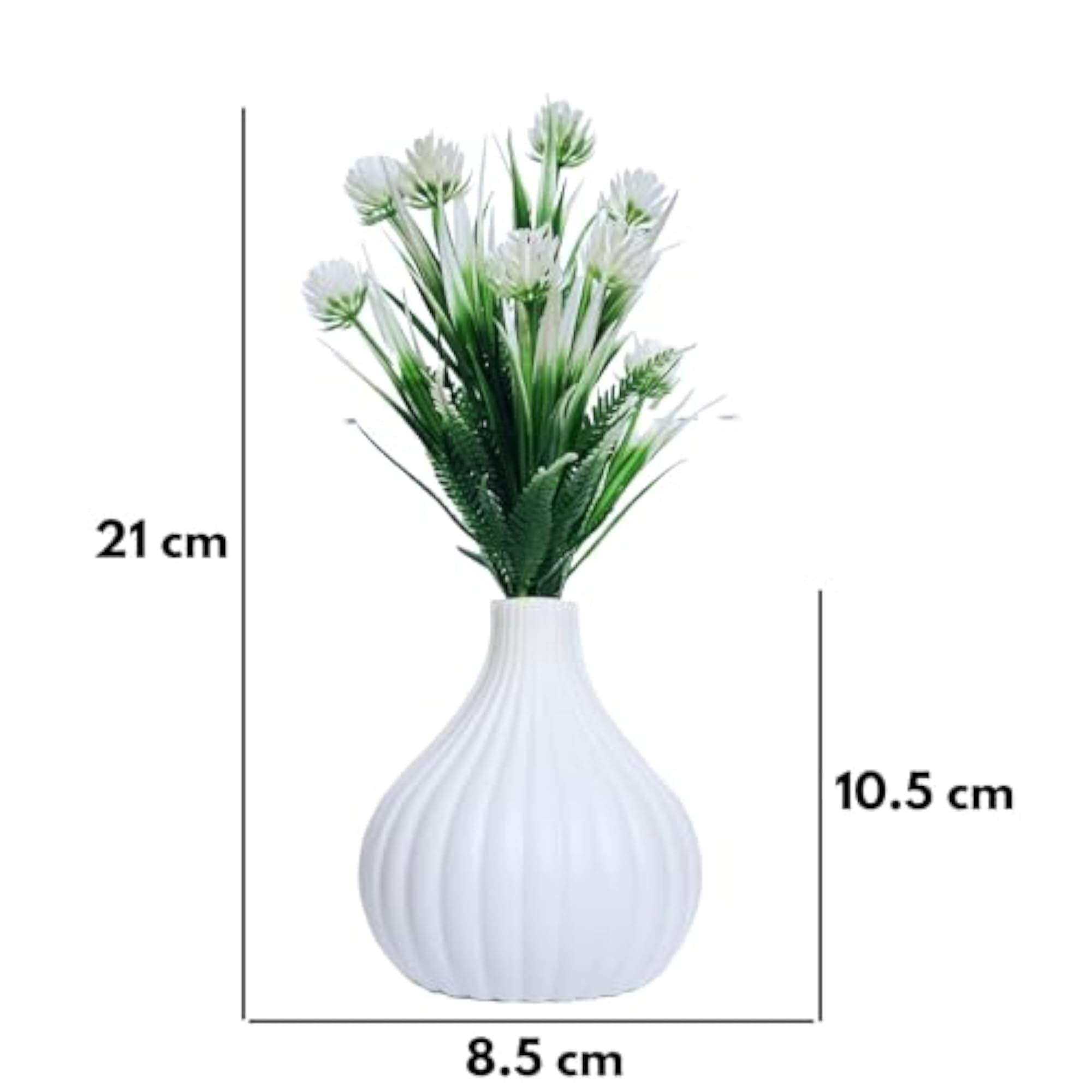 Big Size Artificial Flowers Pot with Vase for Home Decoration