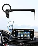 MaserWeller Car Phone Holder for Honda HR-V HRV 2023-2026 Accessories/CR-V CRV 2023 2024 2025 2026 Accessories 7/9-inch Screen Fixed Clip,Phone Mount Compatible with MagSafe, 360° Cell Phone Holder