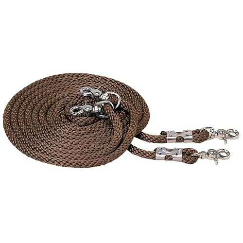 Weaver Poly Rênes 1/5,1 cm : équipement d'équitation résistant pour cheval