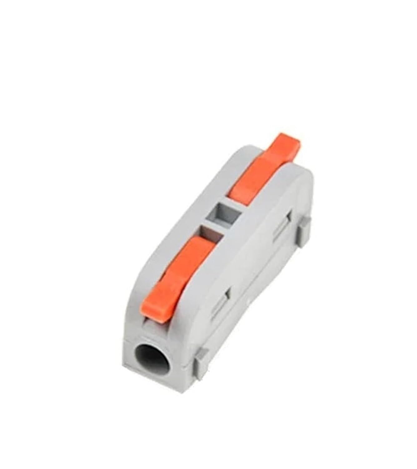 Universal Compact Wiring Splicing Conector Fast Wire Connector Universal Compact Splitter Lamp Wiring Cable Connector Push-in Conductor Terminal Block(93M-A,5 PCS)