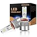 LED Headlight Bulbs Headlight bulb H11 H9 H8 All-in-One Conversion Kit Led headlights H11 with COB Chips 8000 Lm 6500K Cool White Beam Bulbs IP68 Waterproof