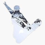 Snowboarder Vinyl Waterproof Sticker Decal Car Laptop Wall Window Bumper Sticker 5'