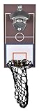 Basketball Wall Mount Bottle Opener with Basketball Hoop Cap Catcher - Novelty Sport Themed Beer Opener Man Cave Bar - Unique Gift for Sports Fans, Men, Coach, Elephant Parties