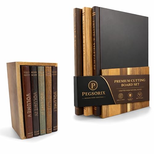 Set de tablas de cortar y posavasos de madera de acacia miniatura 1
