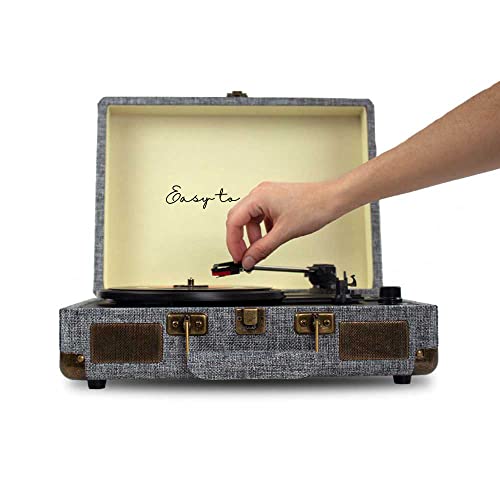PRIXTON VC400 – Platine Vinyle Vintage – Tourne Disque Vinyle – Lecteur de Musique Via Bluetooth et USB – 2 Haut… - Les Beatles, Paul McCartney, John Lennon, RIngo Starr, George Harrison PRIXTON VC400 - Platine Vinyle Vintage - Tourne Disque Vinyle - Lecteur de Musique Via Bluetooth et USB - 2 Haut… – Image 3
