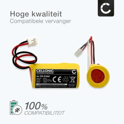 CELLONIC, Akumulator do urządzeń domowych Verisure Brandvarnare, Camera Detector, Night Control, Roykvarsler, syrena, Voice (3 V 1350 mAh)