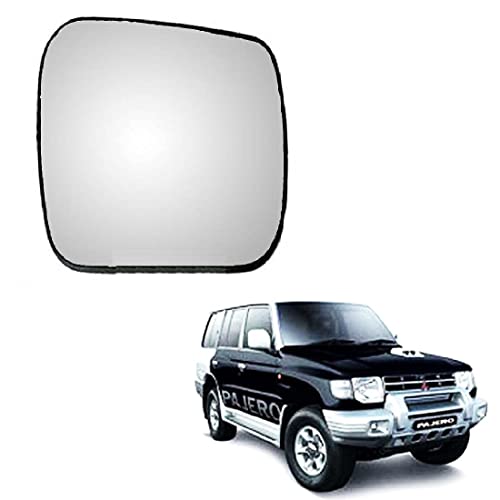Image of ORVM Side View Mirror Glass Plate compatible with Mitsubhishi Pajero SFX 2nd GEN 2002-2012 Model (RIGHT DRIVER SIDE)