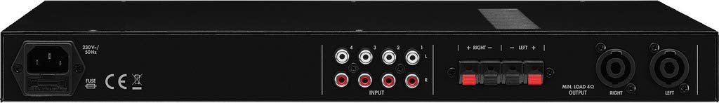 img Stage Line 25.5070 Amplificateur PA stéréo digital avec 5 canaux d'entrée commutables