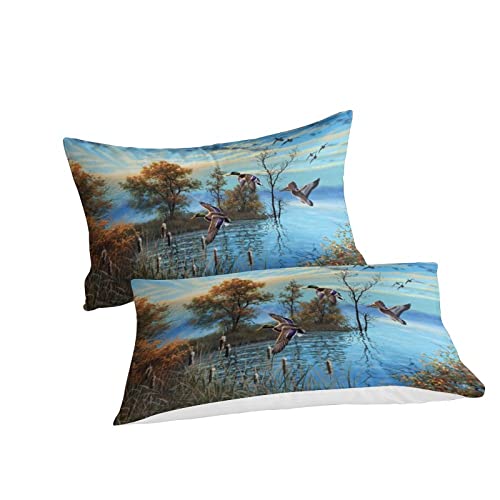Housse de couette imprimée 3D microfibre 135x200 cm : la solution lit douillet sans plis - 3