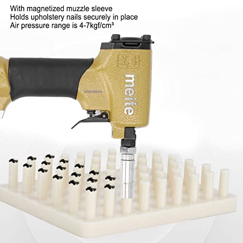 Pneumatische ReißZweckenpistole Air Power Ziernagler Trim Finish Pin Gun Tool 4-7kgf/Cm³ Zum Befestigen von Stoff- und LederbezüGen 0960