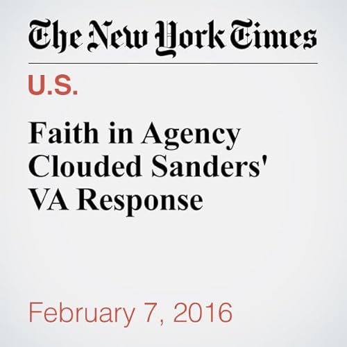 Faith in Agency Clouded Sanders' VA Response cover art