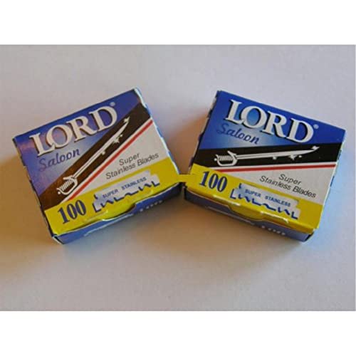 200 LORD Razor Blades Super Stainless Single edge for Barbers image 3