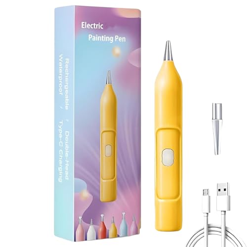 Eoixuqba Stylo De Peinture Rhinestone | Stylo Rechargeable Pour Art Rhinestone Et Peinture,Accessoires De Création Manuelle Automatique Pour Maternelle Et Maison