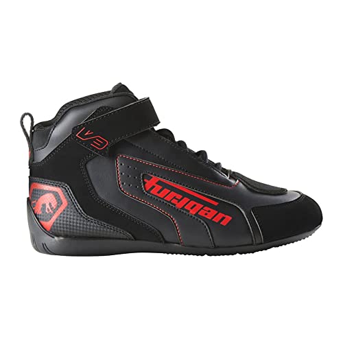 Furygan V3 Motorcycle Shoes, black red, 7 UK